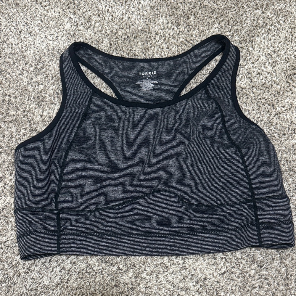 Torrid Charcoal Gray Sports Bra